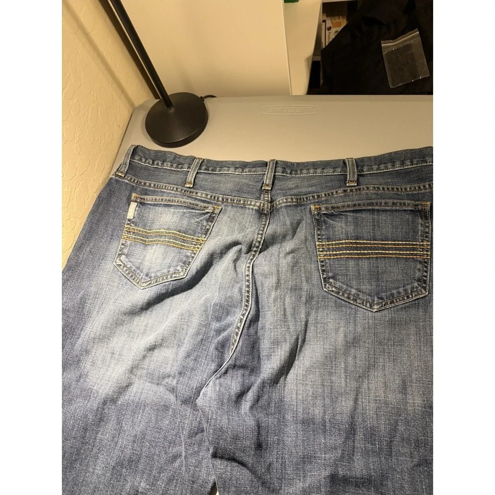 Cinch Men's Silver Label Jeans Dark Stone Blue 42x32 (41x30) Western Cowboy‎